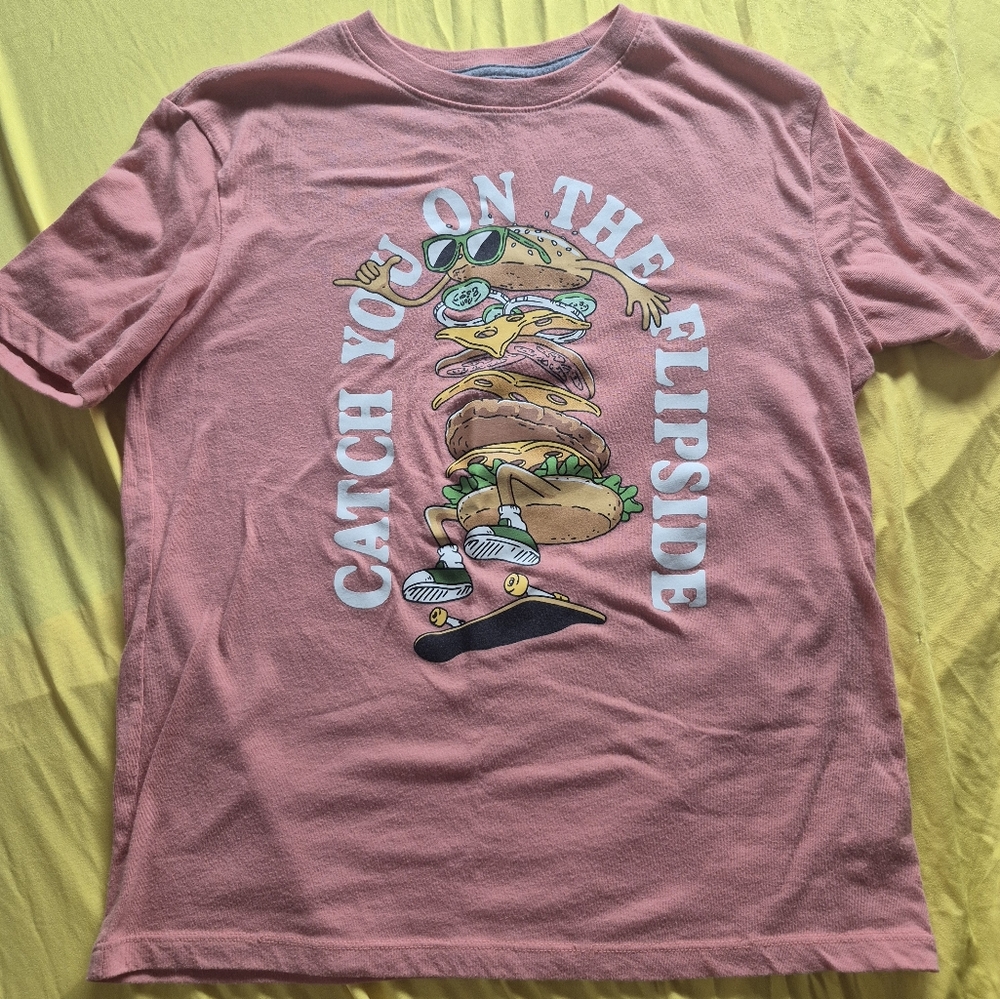 Old Navy Coral Pink Short Sleeve Graphic Tee